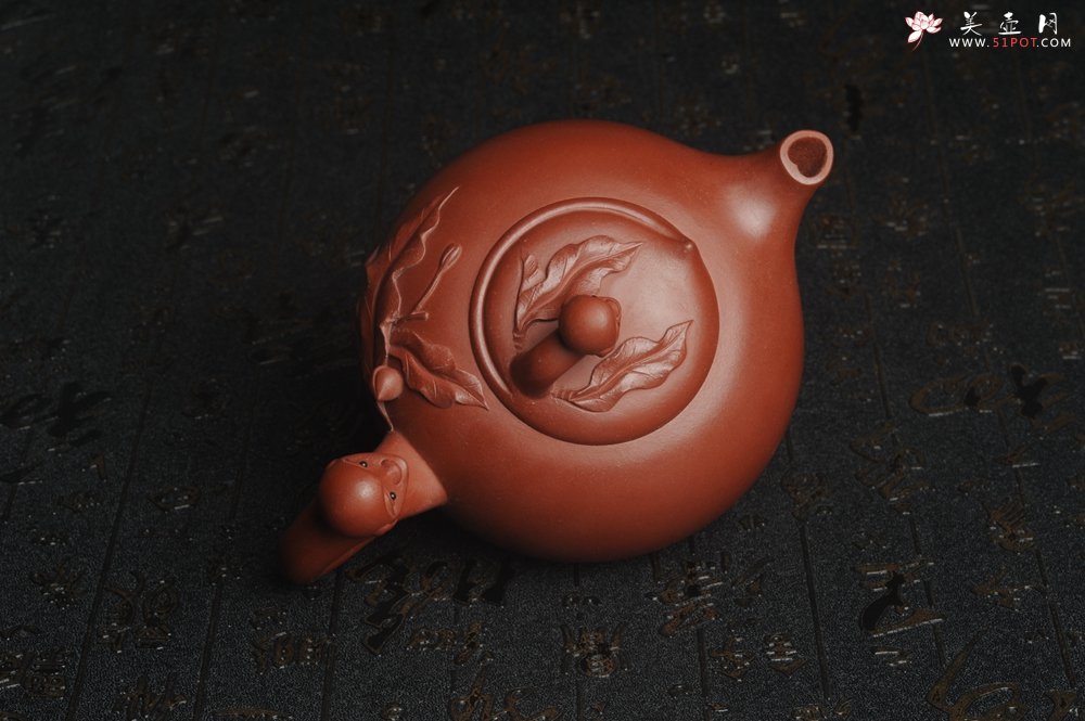 紫砂壶图片：美壶特惠 原矿红清水泥 精致辈辈封侯套壶 单杯56cc 送礼自用佳品 茶人醉爱 - 美壶网