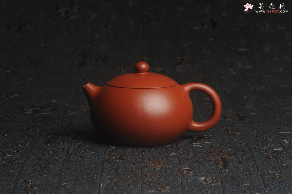 紫砂壶图片：特油润朱泥 全手工秀美可爱小巧西施 难得美品 - 美壶网