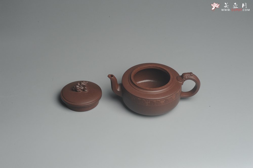 紫砂壶图片：美壶特惠 精工祥瑞壶 出水如柱 - 美壶网