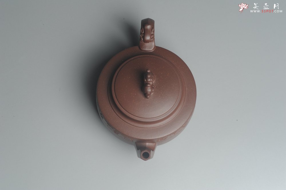 紫砂壶图片：美壶特惠 精工祥瑞壶 出水如柱 - 美壶网