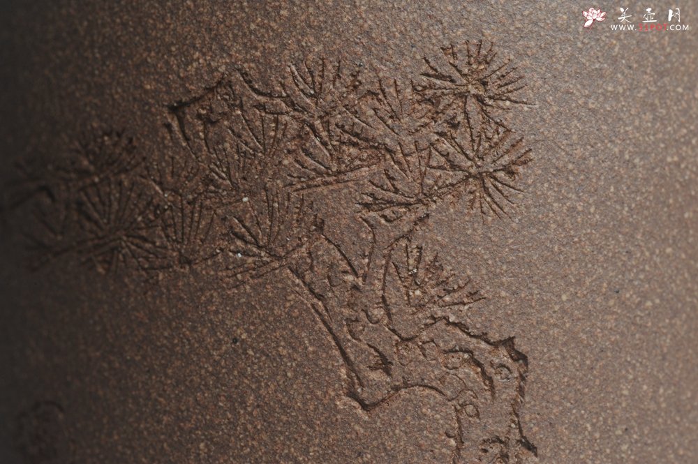 紫砂壶图片：美壶特惠 优质老段文人集狮壶 禾人老师即兴装饰 - 美壶网