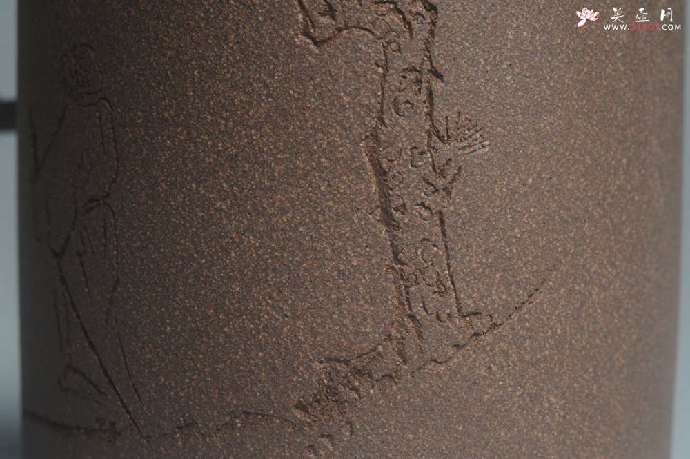 紫砂壶图片：美壶特惠 优质老段文人集狮壶 禾人老师即兴装饰 - 美壶网