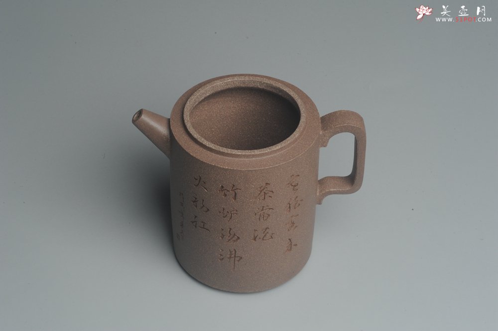 紫砂壶图片：美壶特惠 优质老段文人集狮壶 禾人老师即兴装饰 - 美壶网