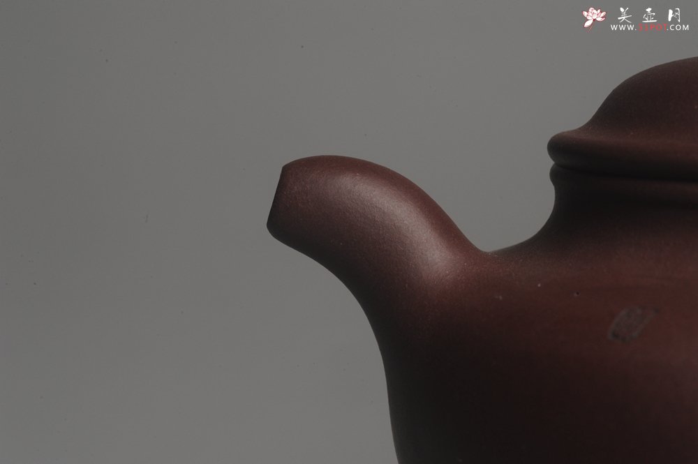 紫砂壶图片：美壶特惠 潜力股助工精工老紫泥掇只 龟寿图 - 美壶网