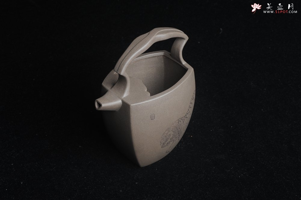 紫砂壶图片：精品特惠 助工老青段精品公道杯 - 美壶网