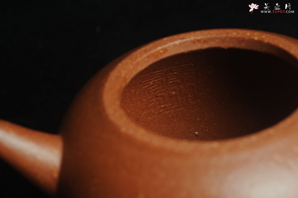 紫砂壶图片：美壶特惠 潜力股殷老师全手工特好降坡泥摹古巨轮壶 茶人醉爱 - 美壶网