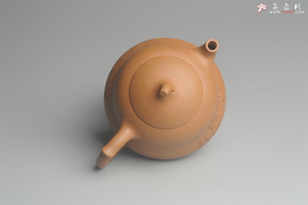 紫砂壶图片：美壶特惠 特好降坡泥精工葫芦娃壶(福禄) 童趣满满 灰常文气 - 美壶网