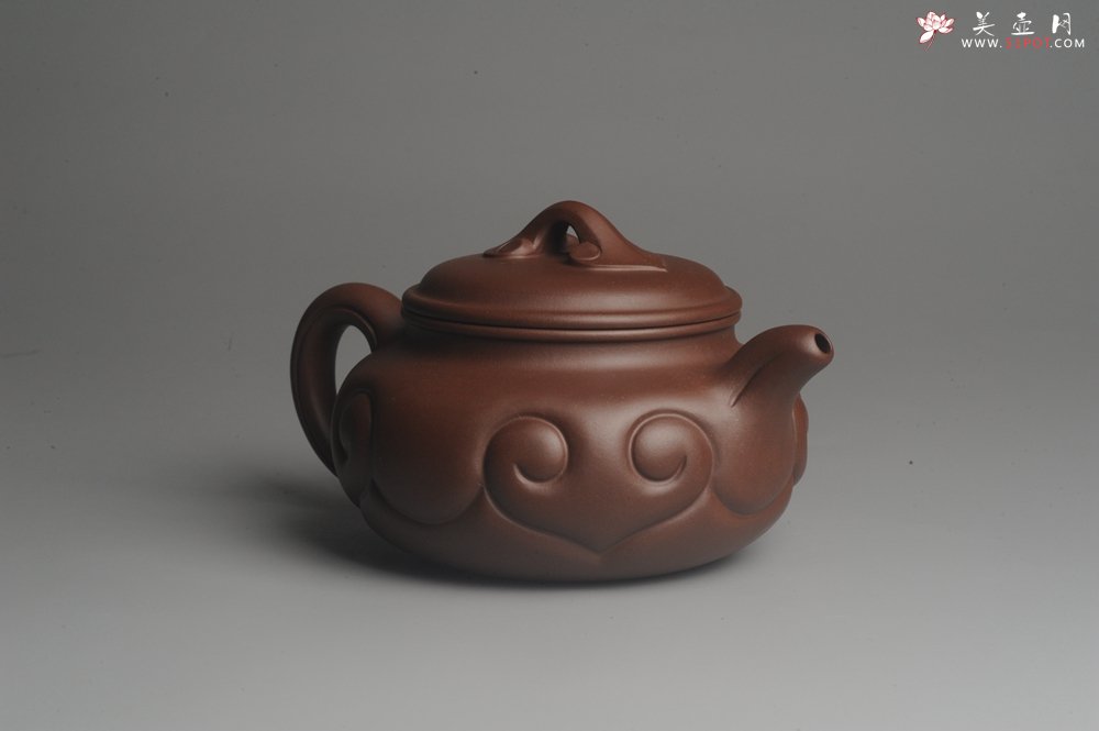 紫砂壶图片：美壶特惠 优质紫泥 精工仿古如意 茶人醉爱 - 美壶网