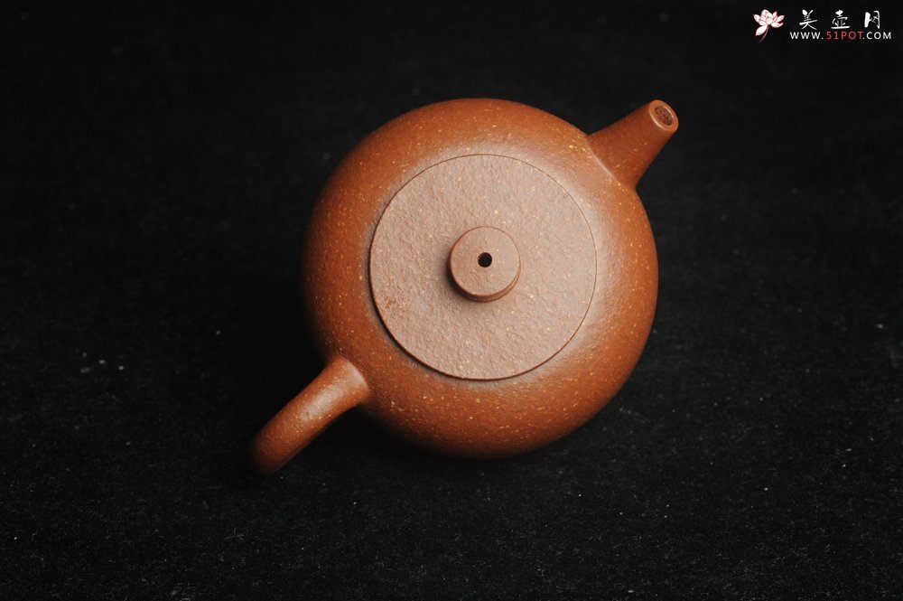 紫砂壶图片：美壶特惠 潜力股殷老师全手工特好降坡泥摹古巨轮壶 掌中宝 茶人醉爱 - 美壶网