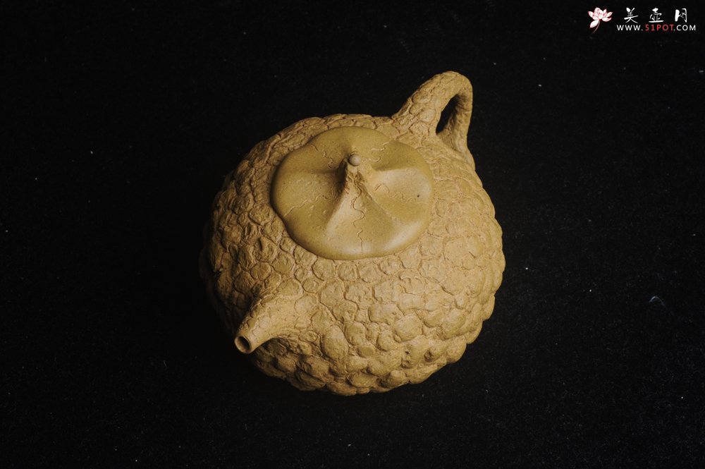 紫砂壶图片：美壶特惠 全手工黄段供春壶 肌理丰富有老树瘿的感觉 灰常赞 - 美壶网