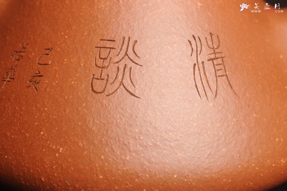 紫砂壶图片：美壶特惠 超精致特好降坡泥小品子冶石瓢 装饰枯枝鸟 特文气 - 美壶网