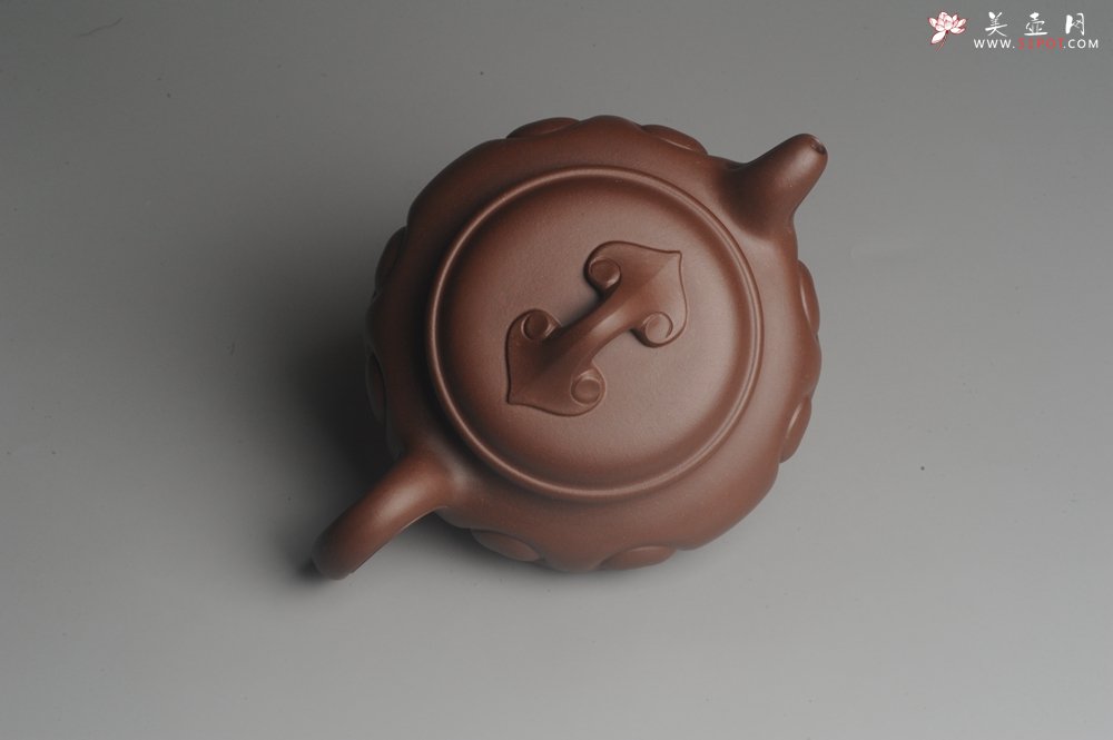 紫砂壶图片：美壶特惠 优质紫泥 精工仿古如意 茶人醉爱 - 美壶网