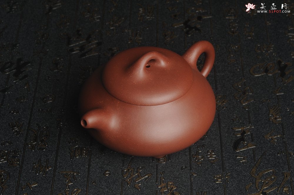 紫砂壶图片：美壶特惠 精致汉棠石瓢壶 茶人醉爱 - 美壶网