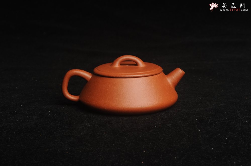 紫砂壶图片：美壶特惠 精工红降坡平盖小石瓢 小壶超难做 杀茶利器 - 美壶网
