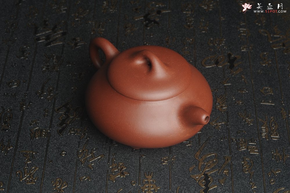 紫砂壶图片：美壶特惠 精致汉棠石瓢壶 茶人醉爱 - 美壶网