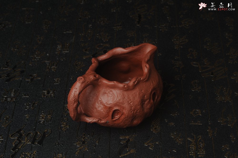 紫砂壶图片：精致特惠清水泥供春公道杯 - 美壶网