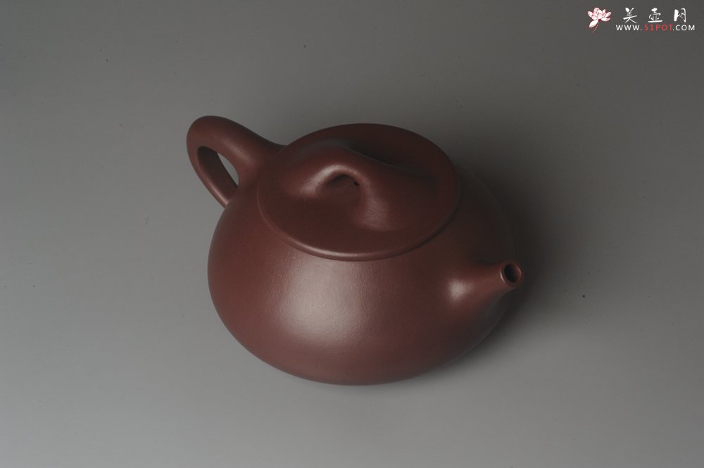 紫砂壶图片：美壶特惠实力派艺人特精工紫泥超大满瓢 难度特别大 足足做了一个星期成型难实用杠杠的特适用夏天牛饮 - 美壶网