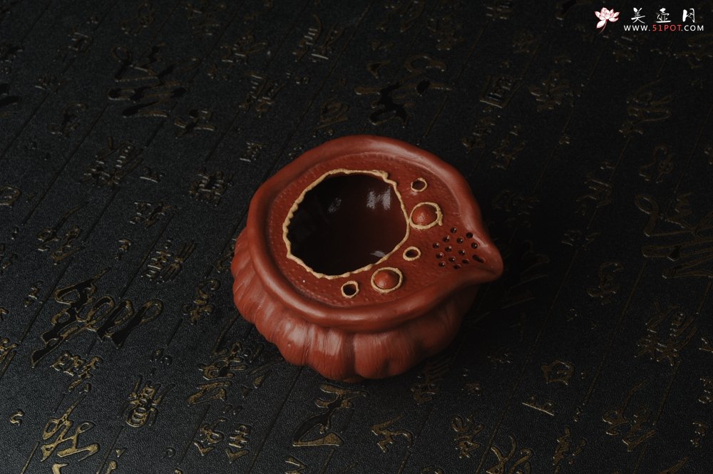 紫砂壶图片：精致特惠清水泥莲蓬公道杯快客杯一套 - 美壶网