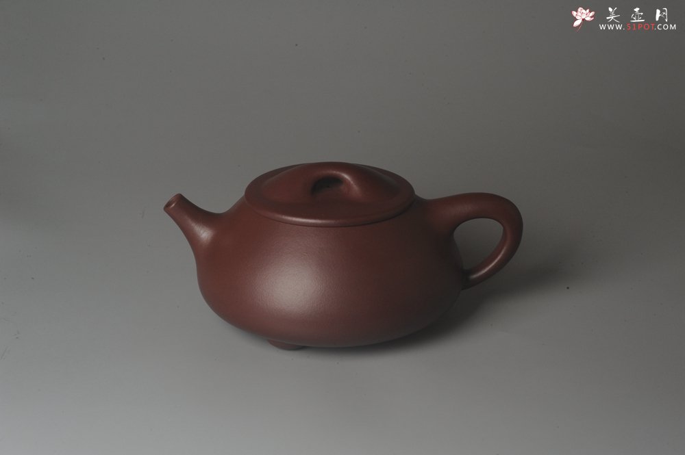 紫砂壶图片：美壶特惠实力派艺人特精工紫泥超大满瓢 难度特别大 足足做了一个星期成型难实用杠杠的特适用夏天牛饮 - 美壶网