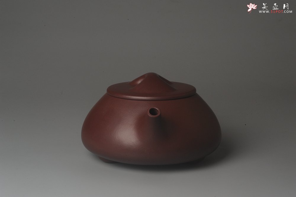 紫砂壶图片：美壶特惠实力派艺人特精工紫泥超大满瓢 难度特别大 足足做了一个星期成型难实用杠杠的特适用夏天牛饮 - 美壶网