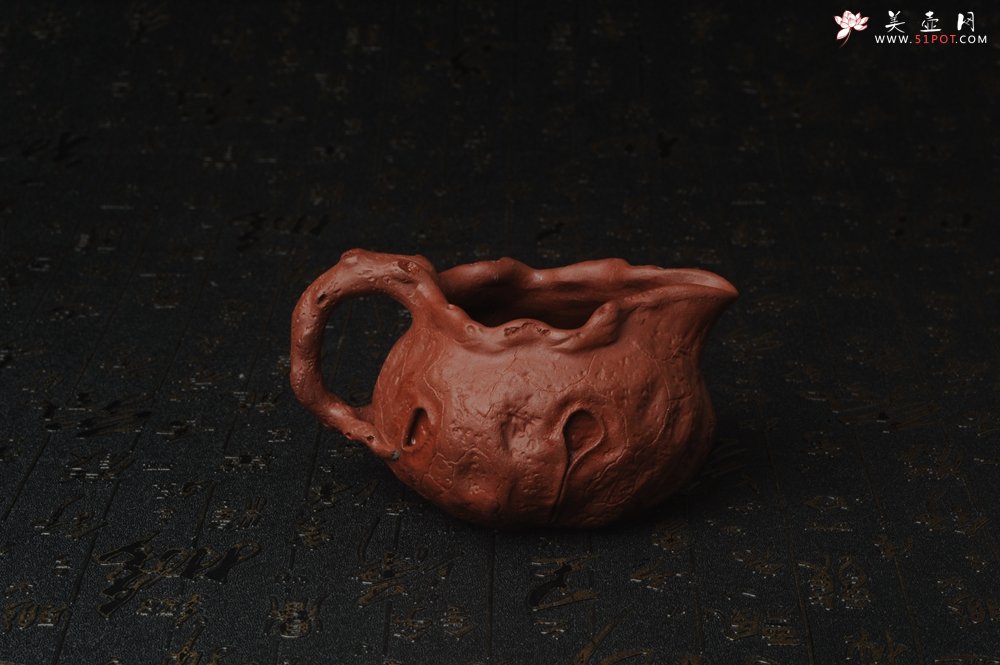 紫砂壶图片：精致特惠清水泥供春公道杯 - 美壶网