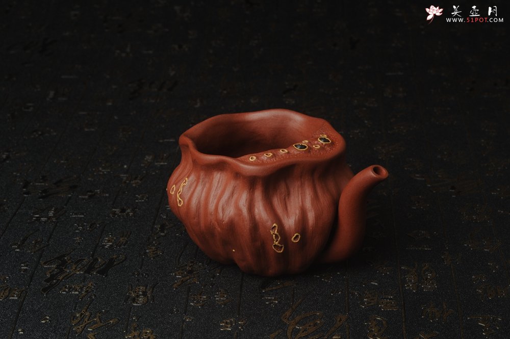 紫砂壶图片：精致特惠清水泥莲蓬公道杯 - 美壶网