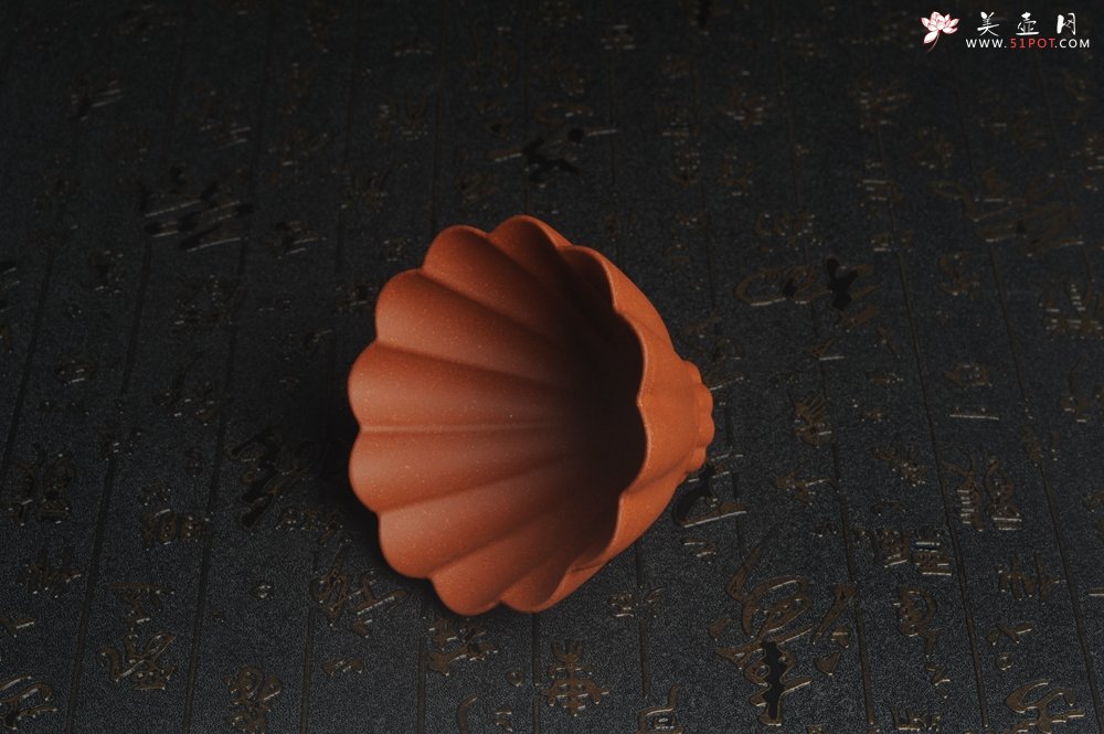 紫砂壶图片：美杯特惠 超精工厚实特好降坡泥菱花杯 主人杯 - 美壶网