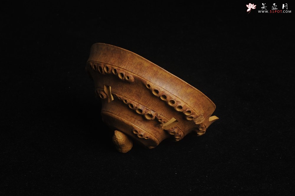 紫砂壶图片：特惠精致文气雅致竹节香炉 肌理逼真 - 美壶网