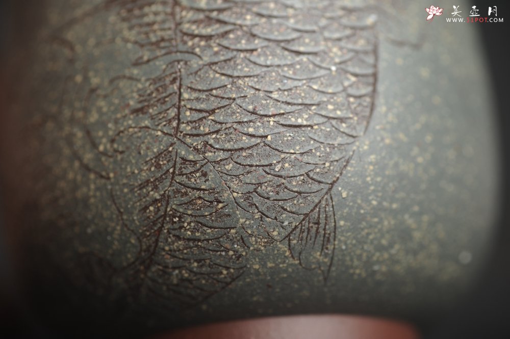 紫砂壶图片：美杯国庆特惠 精品好泥好工好刻雅致特厚实鱼跃主人杯 茶人醉爱 - 美壶网