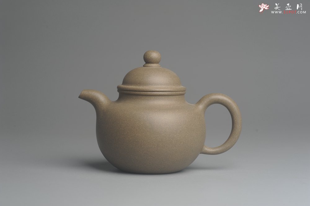 紫砂壶图片：美壶特惠 精致青段寿珍掇球茶壶 性价比高 茶人醉爱 - 美壶网