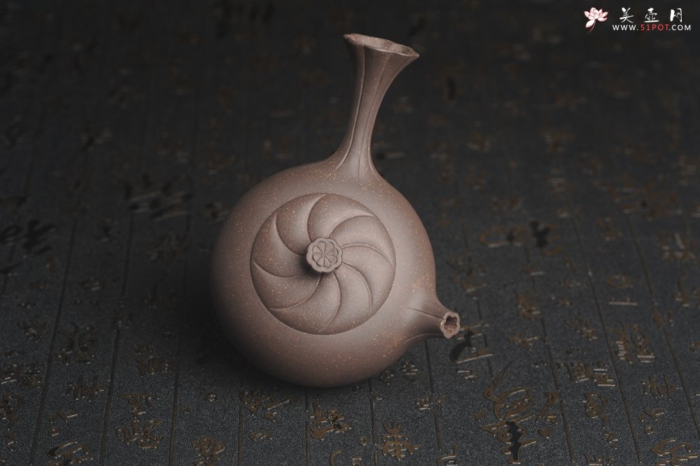 紫砂壶图片：美壶特惠 精致青灰段泥唐羽壶 造型别致 茶人醉爱 - 美壶网