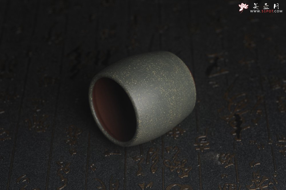 紫砂壶图片：美杯国庆特惠 精品好泥好工雅致厚实清莲主人杯二式 - 美壶网