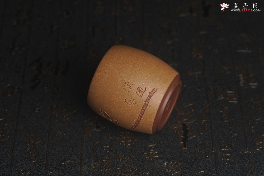 紫砂壶图片：美杯国庆特惠 精品好泥好工雅致厚实清莲主人杯三式 - 美壶网