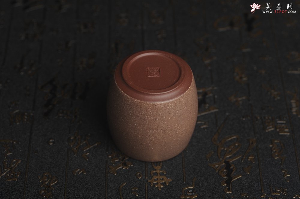 紫砂壶图片：美杯国庆特惠 精品好泥好工雅致厚实清莲主人杯 - 美壶网