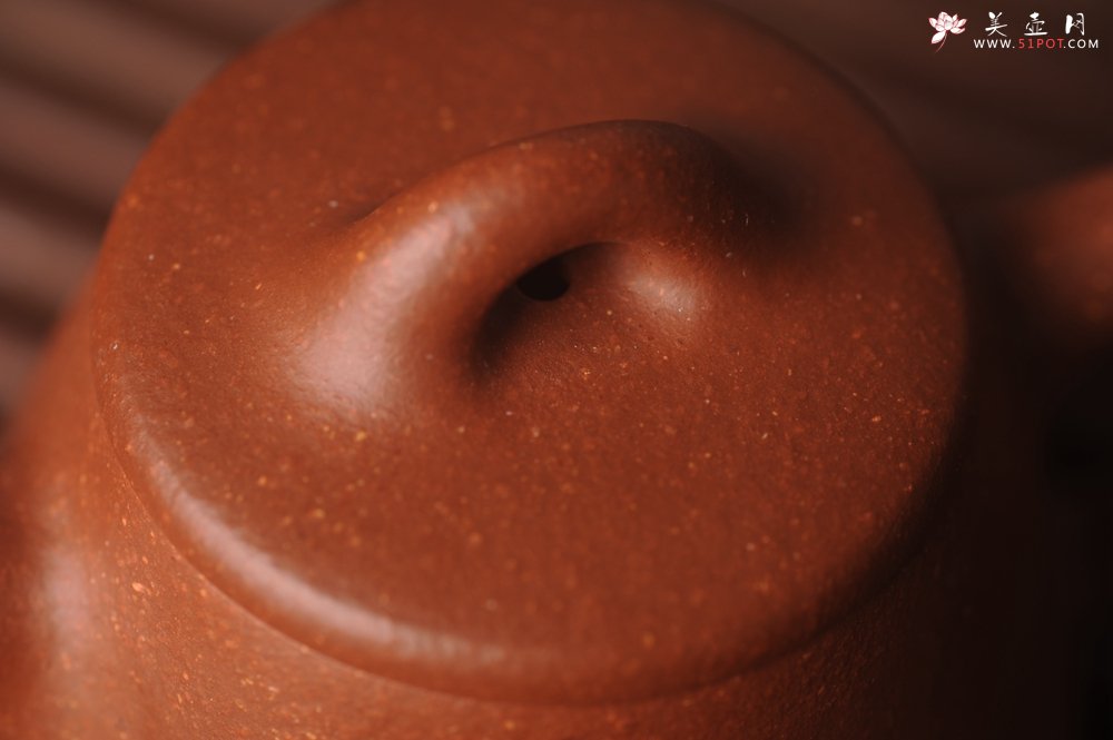 紫砂壶图片：美壶特惠  精工红降坡泥高石瓢 茶人醉爱 - 美壶网