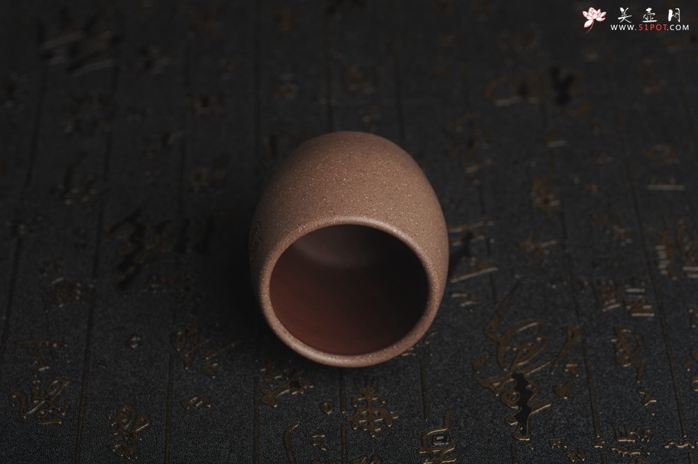 紫砂壶图片：美杯国庆特惠 精品好泥好工雅致厚实清莲主人杯 - 美壶网