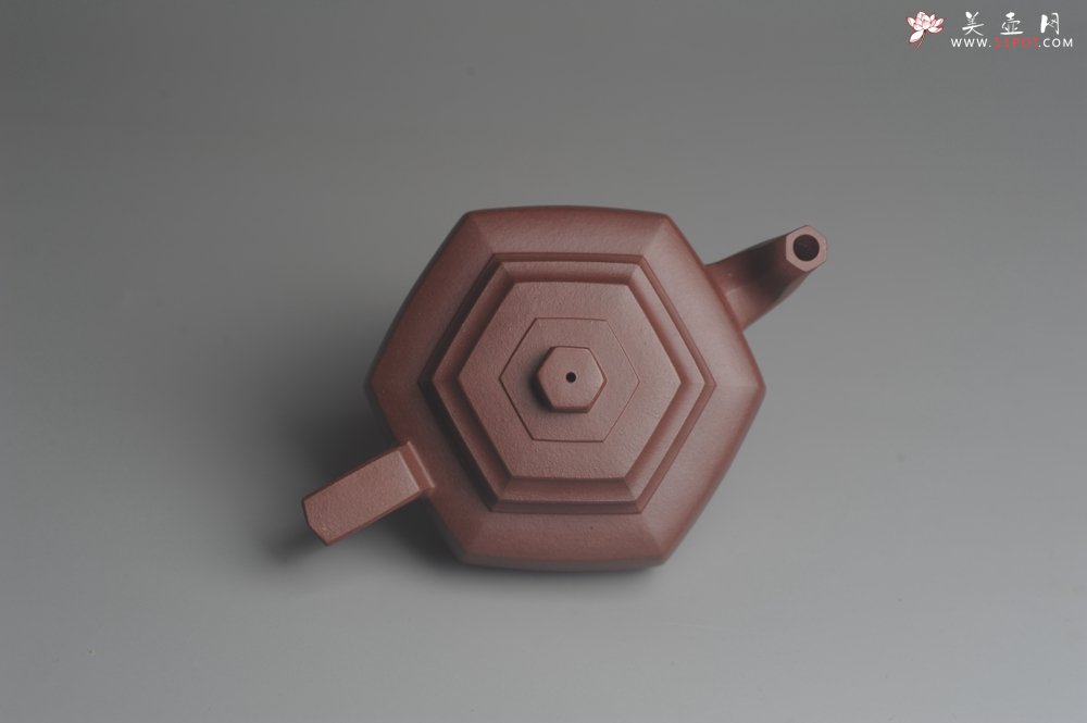 紫砂壶图片：美壶特惠 精致全手工六方雪华 泥料超好 矿物质丰富 - 美壶网