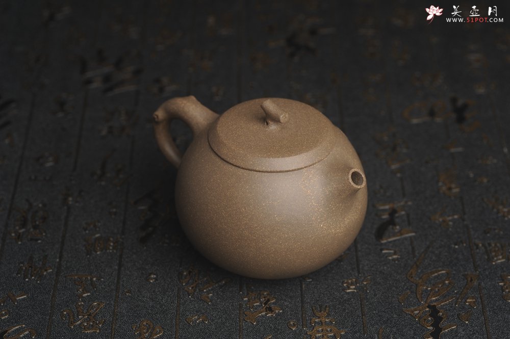 紫砂壶图片：美壶特惠 精致青段茄瓜物语壶 茶人醉爱 - 美壶网