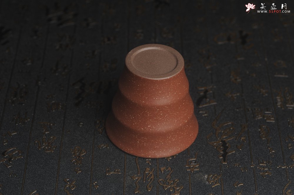 紫砂壶图片：美杯特惠 好泥好工厚实波浪主人杯 茶人醉爱 - 美壶网