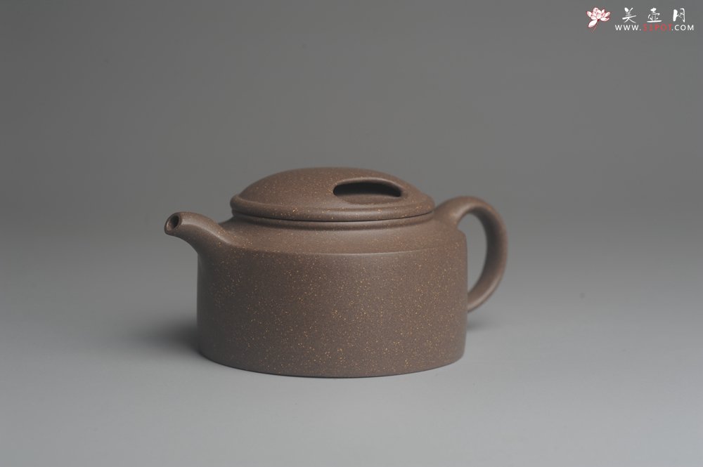 紫砂壶图片：美壶特惠 精工青段牛盖井栏壶 茶人醉爱 - 美壶网