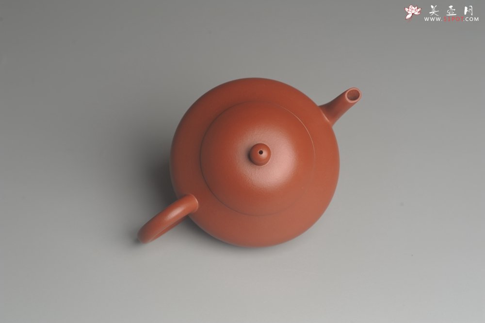 紫砂壶图片：美壶特惠 精致好朱泥梨形壶 茶人醉爱 - 美壶网