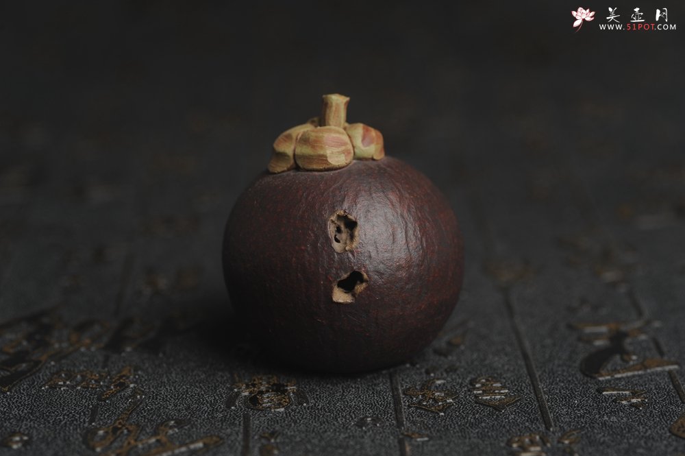 紫砂壶图片：美宠特惠 回馈壶友 精致仿生山竹紫砂茶宠 茶盘尤物 - 美壶网