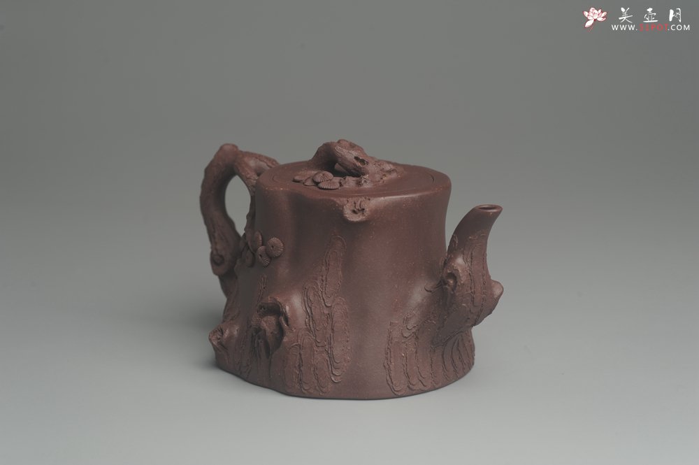 紫砂壶图片：实力精品全手工松桩 肌理丰富 越品越有味道 壶好的不要不要的 眼力好的速度下手 - 美壶网