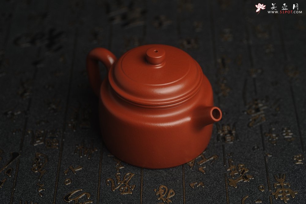 紫砂壶图片：正宗小煤窑朱泥 全手工小品德中壶 隽秀文气 茶人醉爱 - 美壶网