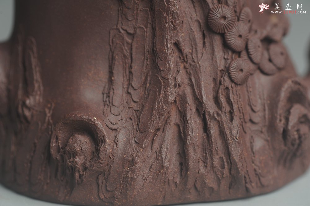 紫砂壶图片：实力精品全手工松桩 肌理丰富 越品越有味道 壶好的不要不要的 眼力好的速度下手 - 美壶网