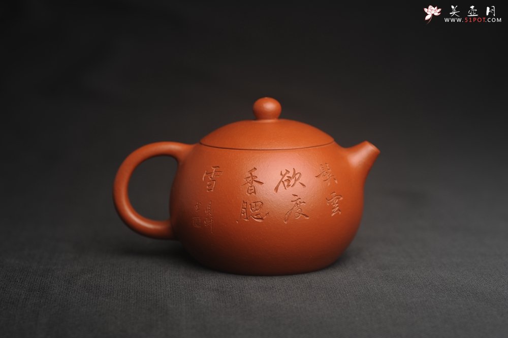 紫砂壶图片：全手工特好朱泥西施 装饰美女 灰常漂亮 送妈妈送女友超赞喔 - 美壶网