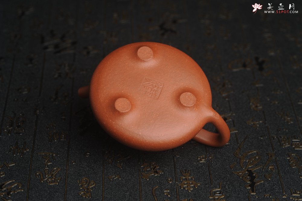 紫砂壶图片：美壶特惠 超精致特好降坡泥小品子冶石瓢 通转梅花 特文气 - 美壶网