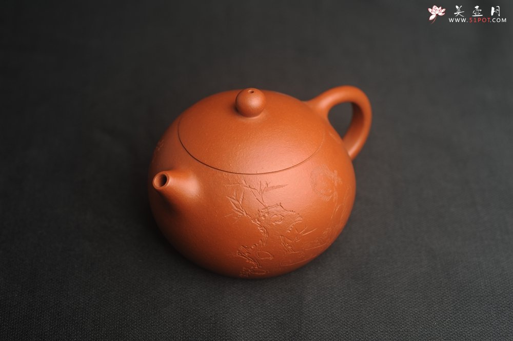 紫砂壶图片：全手工特好朱泥西施 装饰美女 灰常漂亮 送妈妈送女友超赞喔 - 美壶网