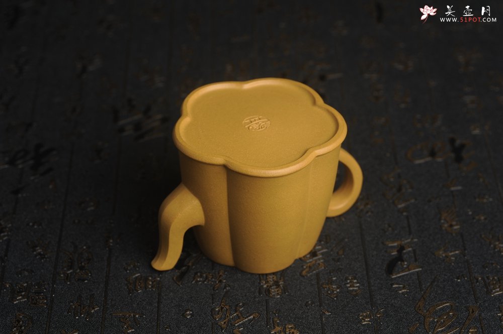 紫砂壶图片：美壶特惠 精致黄金段泥井泉壶 茶壶 茶人醉爱 - 美壶网