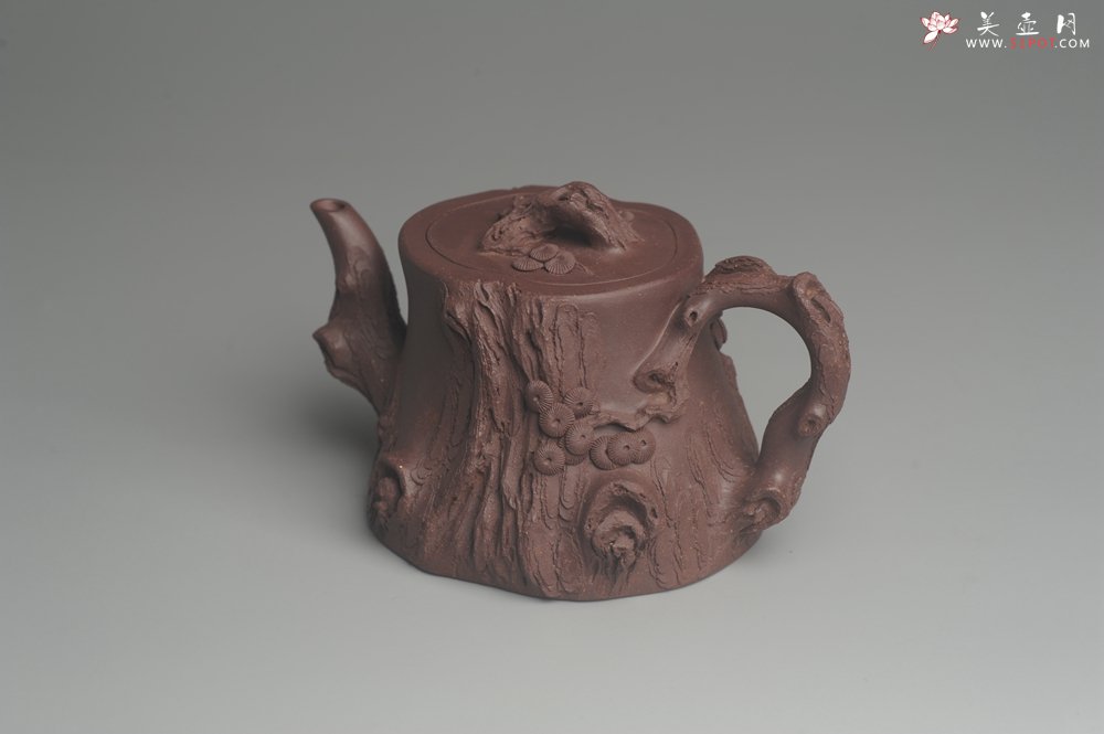 紫砂壶图片：实力精品全手工松桩 肌理丰富 越品越有味道 壶好的不要不要的 眼力好的速度下手 - 美壶网